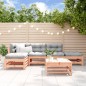 vidaXL Juego de muebles jardín 6 pzas y cojines madera abeto Douglas vidaXL Juego de muebles jardín 6 pzas y cojines madera abeto Douglas