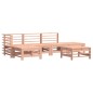 vidaXL Juego de muebles jardín 6 pzas y cojines madera abeto Douglas vidaXL Juego de muebles jardín 6 pzas y cojines madera abeto Douglas