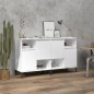 vidaXL Aparadores 2 uds madera contrachapada blanco 60x35x70 cm vidaXL Aparadores 2 uds madera contrachapada blanco 60x35x70 cm