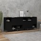 vidaXL Aparadores 3 uds madera contrachapada negro 60x35x70 cm vidaXL Aparadores 3 uds madera contrachapada negro 60x35x70 cm