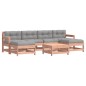 vidaXL Juego de muebles jardín 7 pzas y cojines madera abeto Douglas vidaXL Juego de muebles jardín 7 pzas y cojines madera abeto Douglas