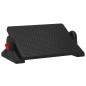 vidaXL Reposapiés negro 50x30,5x17 cm vidaXL Reposapiés negro 50x30,5x17 cm