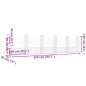 vidaXL Cesta de gaviones forma de U 6 postes de hierro 620x20x150 cm vidaXL Cesta de gaviones forma de U 6 postes de hierro 620x20x150 cm