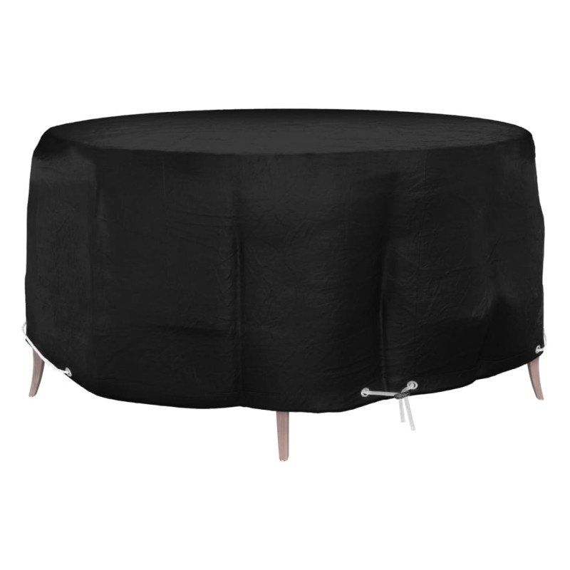 vidaXL Funda para muebles de jardín 10 ojales redonda Ø260x90 cm