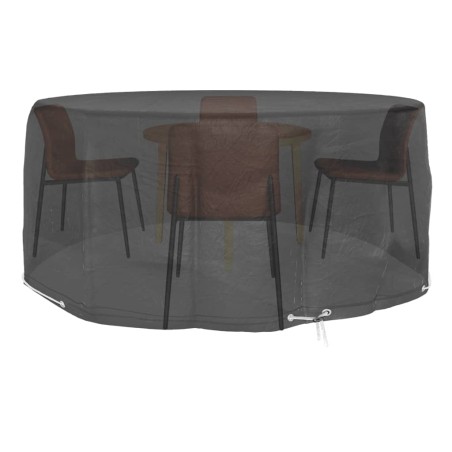vidaXL Funda para muebles de jardín 10 ojales redonda Ø260x90 cm
