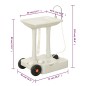 vidaXL Juego de inodoro con lavabo portátil para camping