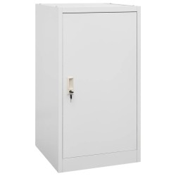 vidaXL Armario para sillas de montar acero gris claro 53x53x105 cm  