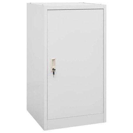 vidaXL Armario para sillas de montar acero gris claro 53x53x105 cm  