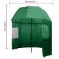 vidaXL Paraguas de pesca verde 300x240 cm vidaXL Paraguas de pesca verde 300x240 cm