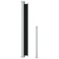 vidaXL Toldo lateral retráctil de jardín negro 180x500 cm vidaXL Toldo lateral retráctil de jardín negro 180x500 cm