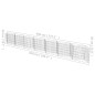 vidaXL Muro de gaviones de acero 450x30x50 cm vidaXL Muro de gaviones de acero 450x30x50 cm