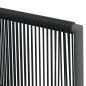 vidaXL Set comedor jardín 5 pzas y cojines acero ratán sintético negro vidaXL Set comedor jardín 5 pzas y cojines acero ratán sintético negro