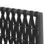 vidaXL Juego comedor jardín 9 piezas y cojines ratán sintético y acero vidaXL Juego comedor jardín 9 piezas y cojines ratán sintético y acero