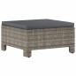 vidaXL Set de muebles de jardín 7 pzas y cojines ratán sintético gris vidaXL Set de muebles de jardín 7 pzas y cojines ratán sintético gris