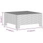 vidaXL Set de muebles de jardín 7 pzas y cojines ratán sintético gris vidaXL Set de muebles de jardín 7 pzas y cojines ratán sintético gris