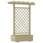vidaXL Pérgola con jardinera de madera 162x56x204 cm vidaXL Pérgola con jardinera de madera 162x56x204 cm