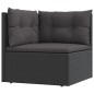 vidaXL Set de muebles de jardín 9 pzas y cojines ratán sintético negro vidaXL Set de muebles de jardín 9 pzas y cojines ratán sintético negro