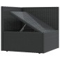 vidaXL Set de muebles de jardín 9 pzas y cojines ratán sintético negro vidaXL Set de muebles de jardín 9 pzas y cojines ratán sintético negro
