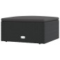 vidaXL Set de muebles de jardín 9 pzas y cojines ratán sintético negro vidaXL Set de muebles de jardín 9 pzas y cojines ratán sintético negro