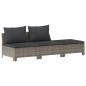 vidaXL Set de muebles de jardín 9 pzas y cojines ratán sintético gris vidaXL Set de muebles de jardín 9 pzas y cojines ratán sintético gris