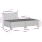 vidaXL Set de muebles de jardín 9 pzas y cojines ratán sintético gris vidaXL Set de muebles de jardín 9 pzas y cojines ratán sintético gris