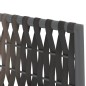 vidaXL Juego comedor jardín 7 piezas y cojines ratán sintético y acero vidaXL Juego comedor jardín 7 piezas y cojines ratán sintético y acero