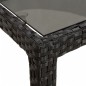vidaXL Set de comedor de jardín 9 pzas y cojines ratán sintético negro vidaXL Set de comedor de jardín 9 pzas y cojines ratán sintético negro
