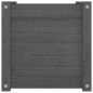 vidaXL Jardinera de madera maciza de pino gris 40x40x40 cm vidaXL Jardinera de madera maciza de pino gris 40x40x40 cm