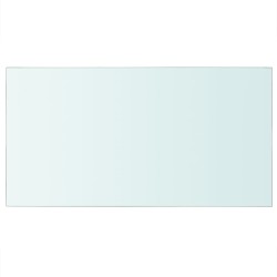 vidaXL Panel de estante vidrio claro 40x25 cm