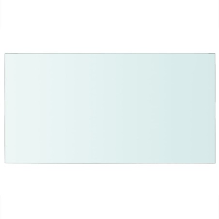 vidaXL Panel de estante vidrio claro 40x25 cm