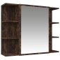 vidaXL Set de muebles baño 3 pzas madera contrachapada roble ahumado vidaXL Set de muebles baño 3 pzas madera contrachapada roble ahumado