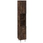 vidaXL Set de muebles baño 3 pzas madera contrachapada roble ahumado vidaXL Set de muebles baño 3 pzas madera contrachapada roble ahumado