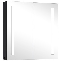 vidaXL Mueble de baño con espejo LED 62x14x60 cm