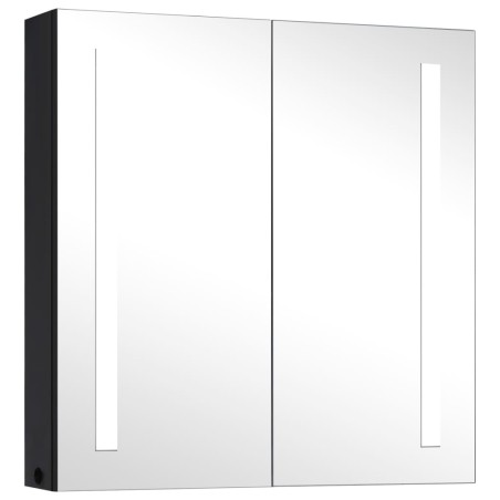 vidaXL Mueble de baño con espejo LED 62x14x60 cm