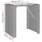vidaXL Mesa bar y taburetes jardín 5 pzas madera acacia ratán PE gris vidaXL Mesa bar y taburetes jardín 5 pzas madera acacia ratán PE gris