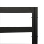 vidaXL Set de muebles de jardín 5 piezas acero con cojines gris vidaXL Set de muebles de jardín 5 piezas acero con cojines gris