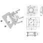 vidaXL Anillos de sujeción de tráiler 6 pzas acero galvanizado 2000kg vidaXL Anillos de sujeción de tráiler 6 pzas acero galvanizado 2000kg