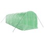 vidaXL Invernadero con estructura de acero verde 16 m² 8x2x2 m vidaXL Invernadero con estructura de acero verde 16 m² 8x2x2 m