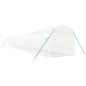 vidaXL Invernadero con estructura de acero blanco 28 m² 14x2x2 m vidaXL Invernadero con estructura de acero blanco 28 m² 14x2x2 m