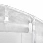 vidaXL Invernadero con estructura de acero blanco 48 m² 24x2x2 m vidaXL Invernadero con estructura de acero blanco 48 m² 24x2x2 m