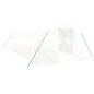 vidaXL Invernadero con estructura de acero blanco 24 m² 8x3x2 m vidaXL Invernadero con estructura de acero blanco 24 m² 8x3x2 m
