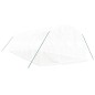 vidaXL Invernadero con estructura de acero blanco 24 m² 8x3x2 m vidaXL Invernadero con estructura de acero blanco 24 m² 8x3x2 m