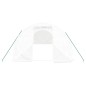 vidaXL Invernadero con estructura de acero blanco 24 m² 8x3x2 m vidaXL Invernadero con estructura de acero blanco 24 m² 8x3x2 m