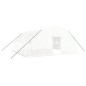 vidaXL Invernadero con estructura de acero blanco 36 m² 6x6x2,85 m vidaXL Invernadero con estructura de acero blanco 36 m² 6x6x2,85 m