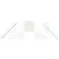 vidaXL Invernadero con estructura de acero blanco 24 m² 6x4x2 m vidaXL Invernadero con estructura de acero blanco 24 m² 6x4x2 m