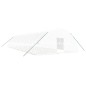 vidaXL Invernadero con estructura de acero blanco 96 m² 16x6x2,85 m