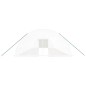 vidaXL Invernadero con estructura de acero blanco 96 m² 16x6x2,85 m