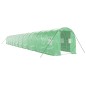 vidaXL Invernadero con estructura de acero verde 40 m² 20x2x2 m vidaXL Invernadero con estructura de acero verde 40 m² 20x2x2 m