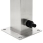 vidaXL Columna de agua de jardín acero inoxidable cuadrada 95 cm vidaXL Columna de agua de jardín acero inoxidable cuadrada 95 cm