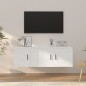 vidaXL Set de muebles de TV 2 piezas madera contrachapada blanco vidaXL Set de muebles de TV 2 piezas madera contrachapada blanco